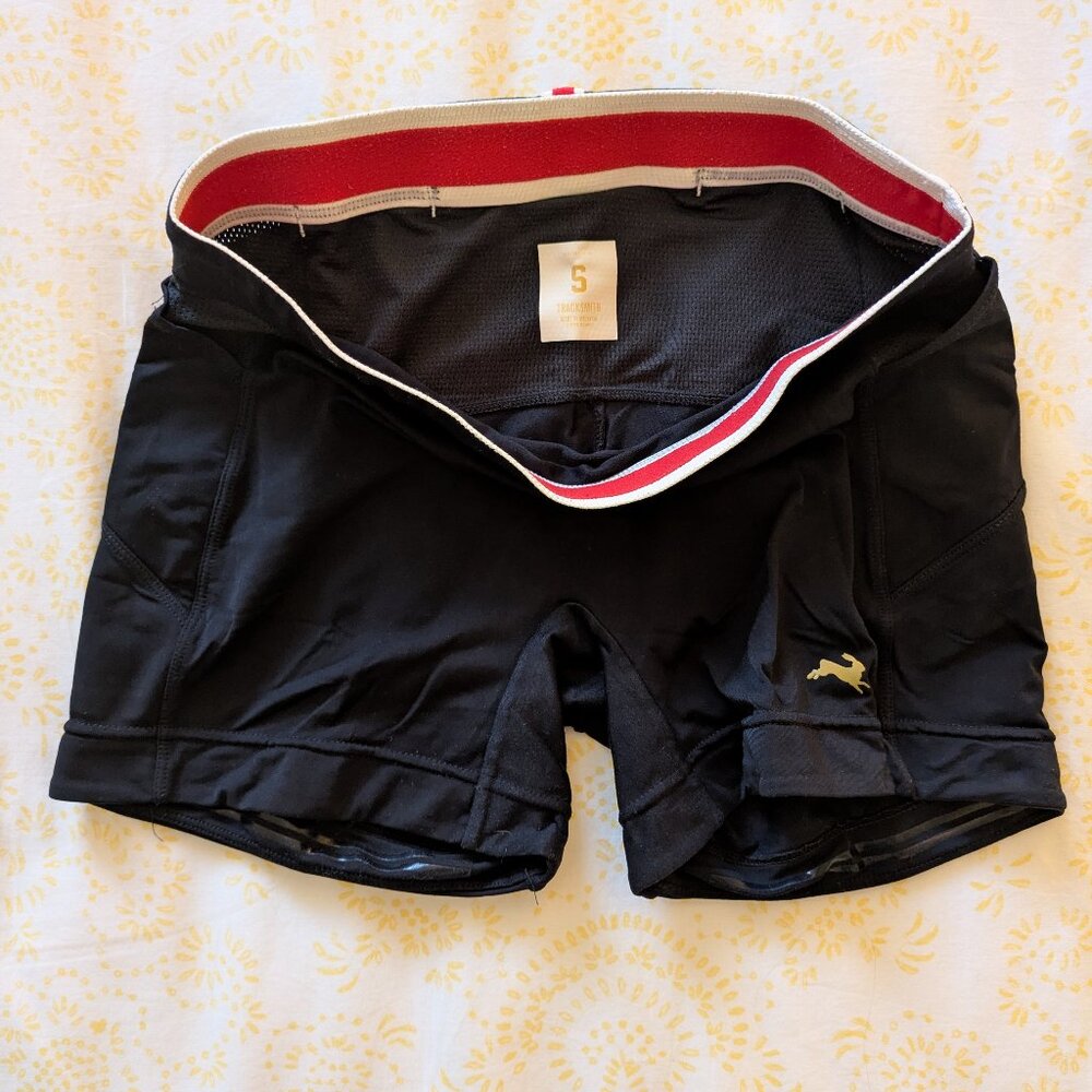 Tracksmith Running Shorts- Black - Size Small